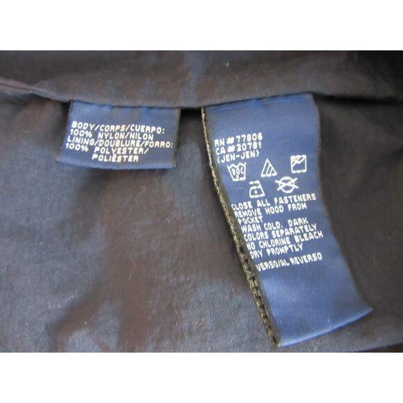 TOMMY HILFIGER Blue Yacht Boating XXL Windbreaker Hoodie Snap & Zip Jacket - Picture 7 of 7